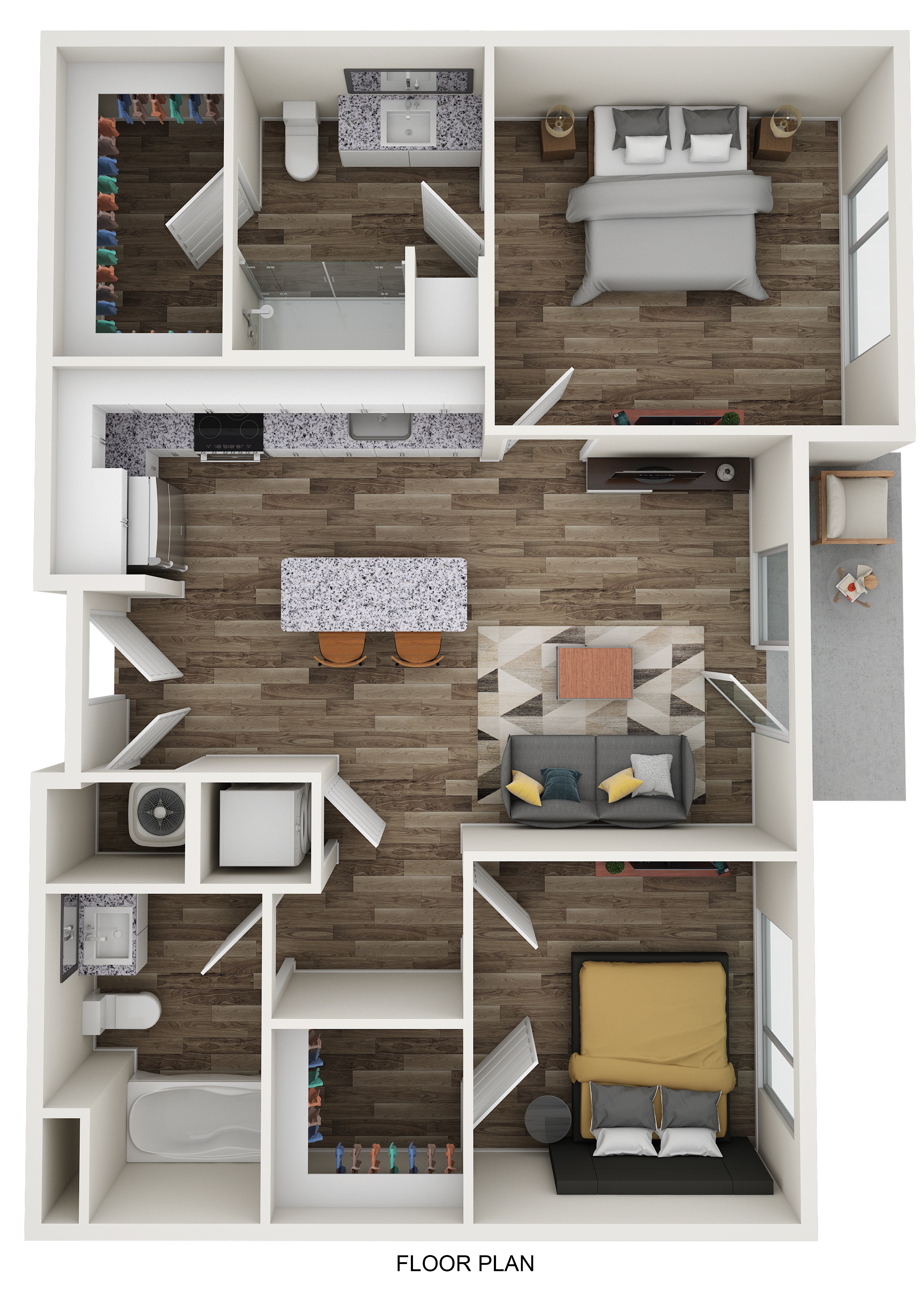 Crawford 3D Floor Plan
