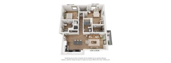 The Clover 2 Bedroom Cicely