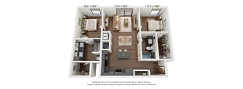 The Clover 2 Bedroom Sage