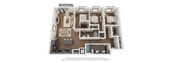 The Clover 3 Bedroom Saffron
