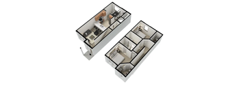 Two Bedroom Townhomes