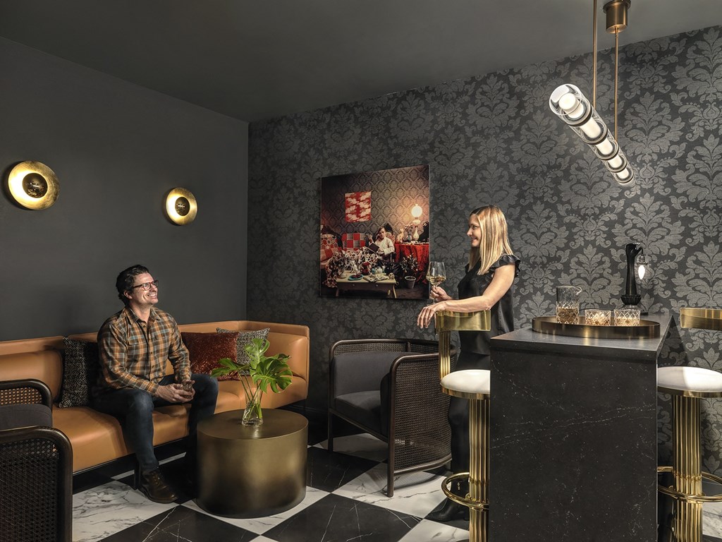 speakeasy with people