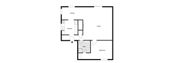 1 Bedroom Floor Plan