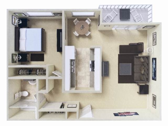 2-bedroom apartment at The Mark in Hayward, CA