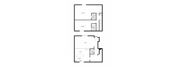 2 Bedroom Townhome Floor Plan