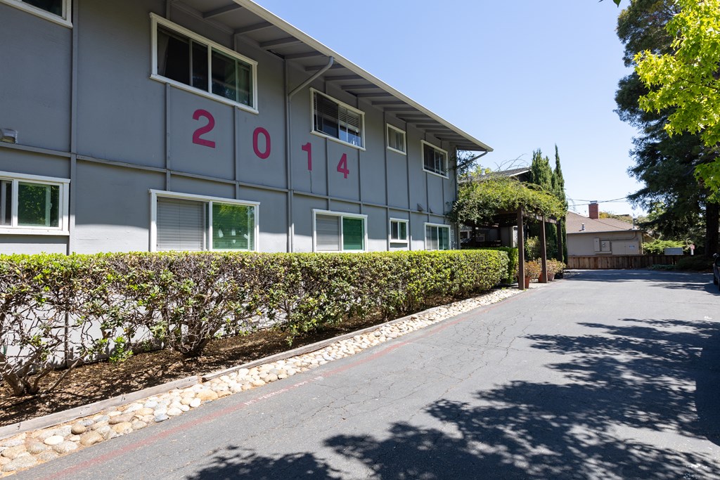 the front of a building with the number 2021 on it