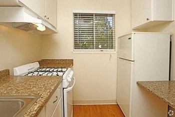 Cedar Studios kitchen side view