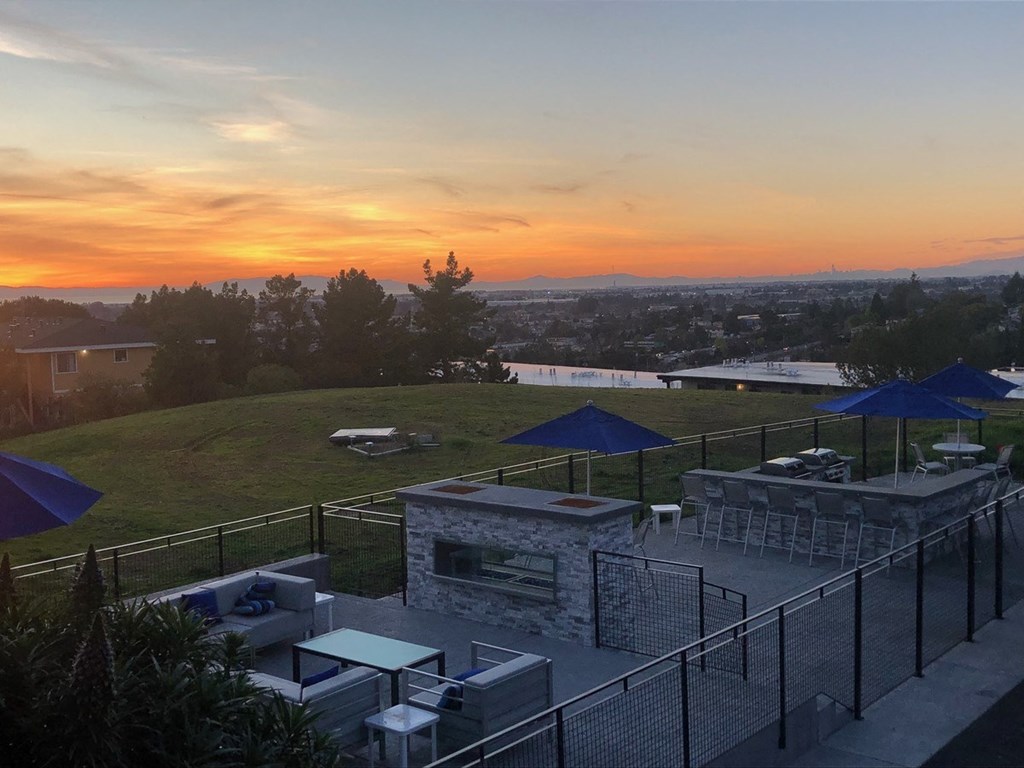 view from sky deck lounge