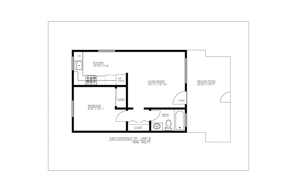 Floor Plan Unit 8