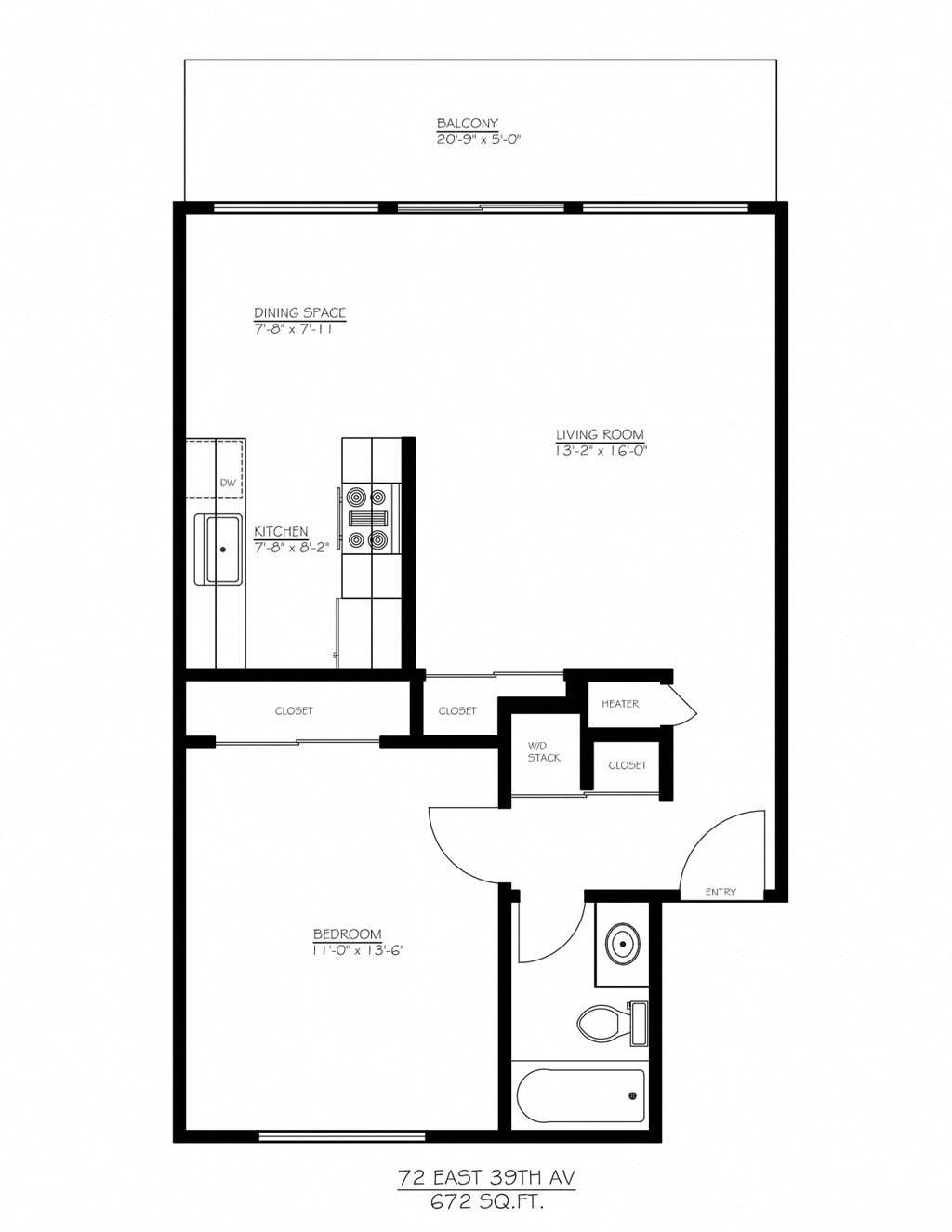 Floor Plan Unit 1