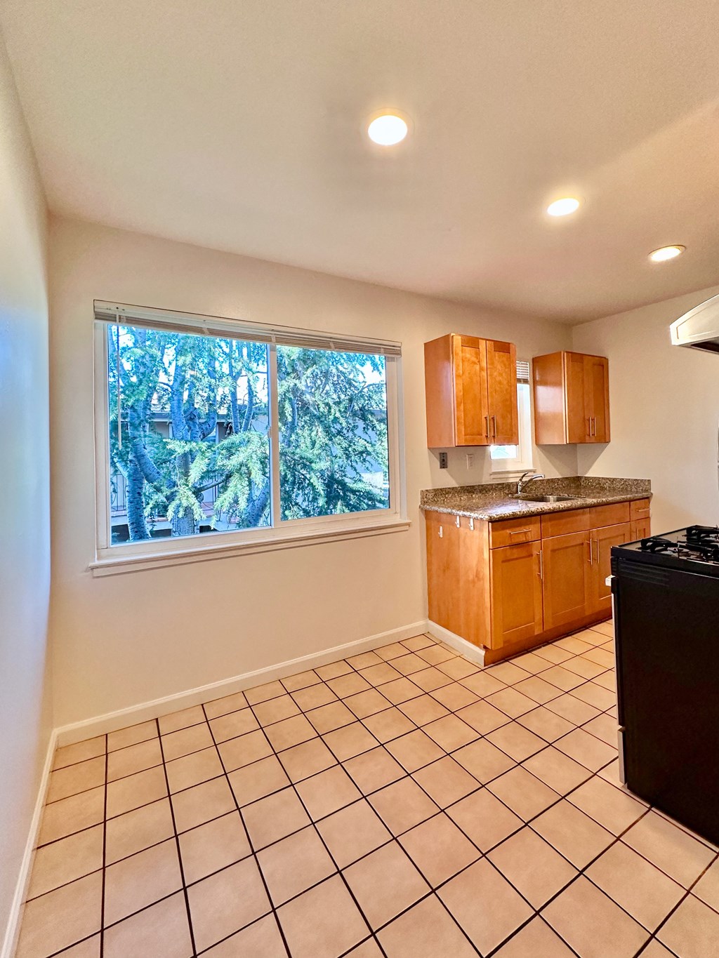 the kitchen is clean and ready for us to use