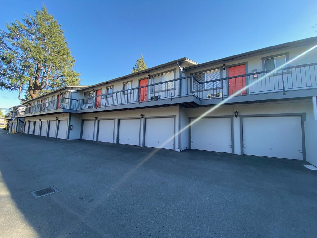 Exterior with garage Cedars Exterior Garages