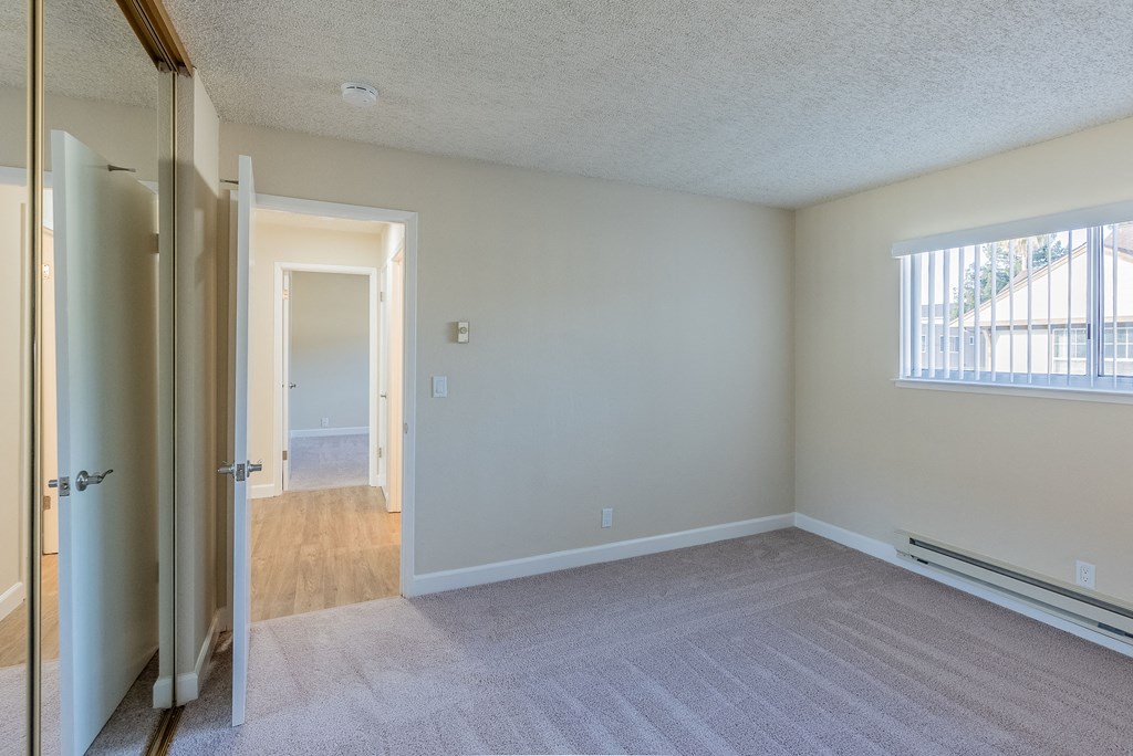 Bedroom facing door two