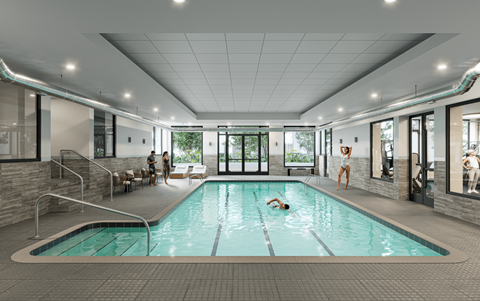 Coming Soon! Newly Renovated Pool At Lenox Club Apartments in National Landing VA 22202