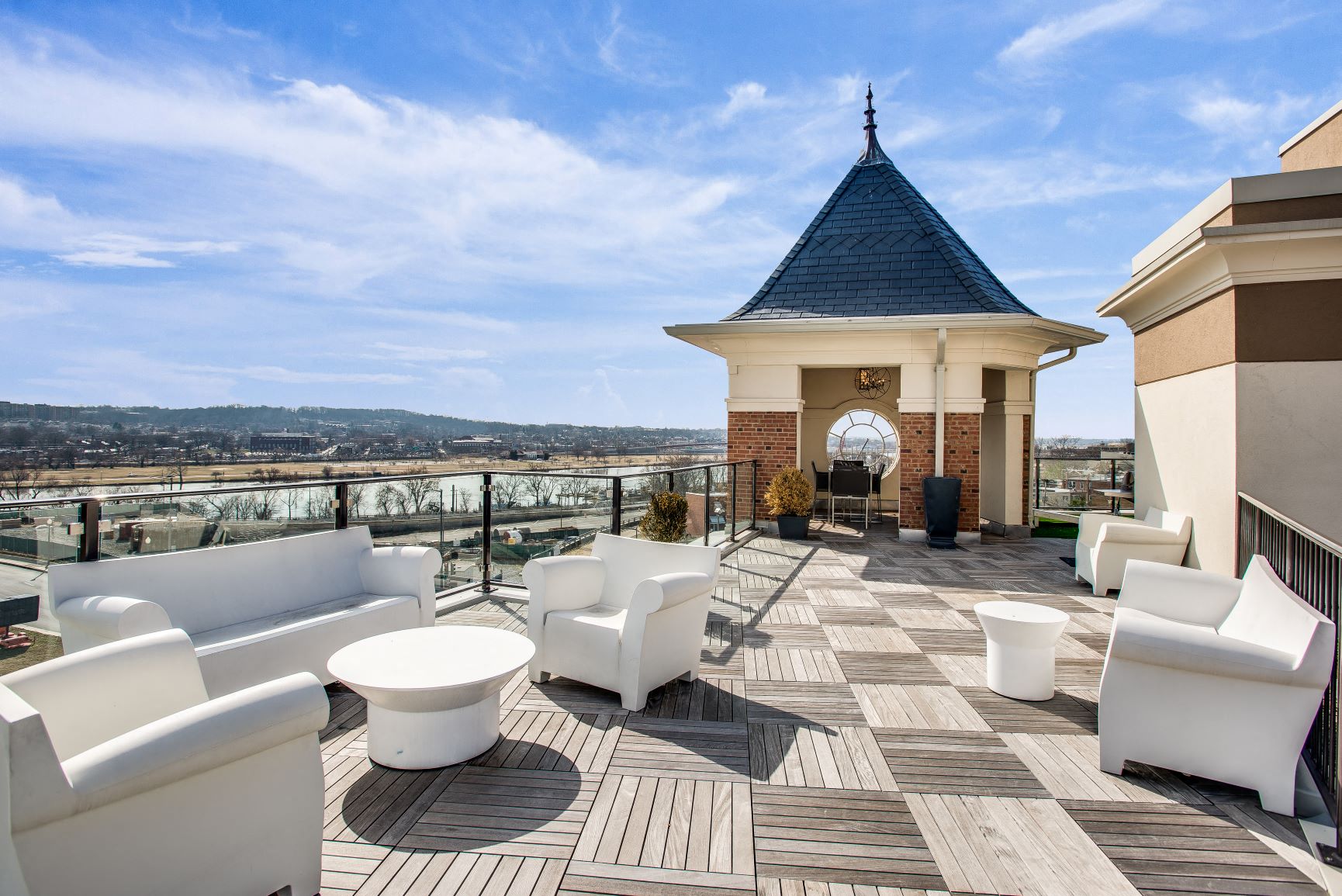 Rooftop deck at 1600 Pennsylvania Avenue SE, Washington, DC, 20003