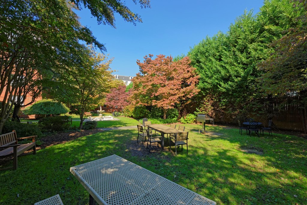 Courtyard View at Cathedral Mansions, Washington, DC, 20008