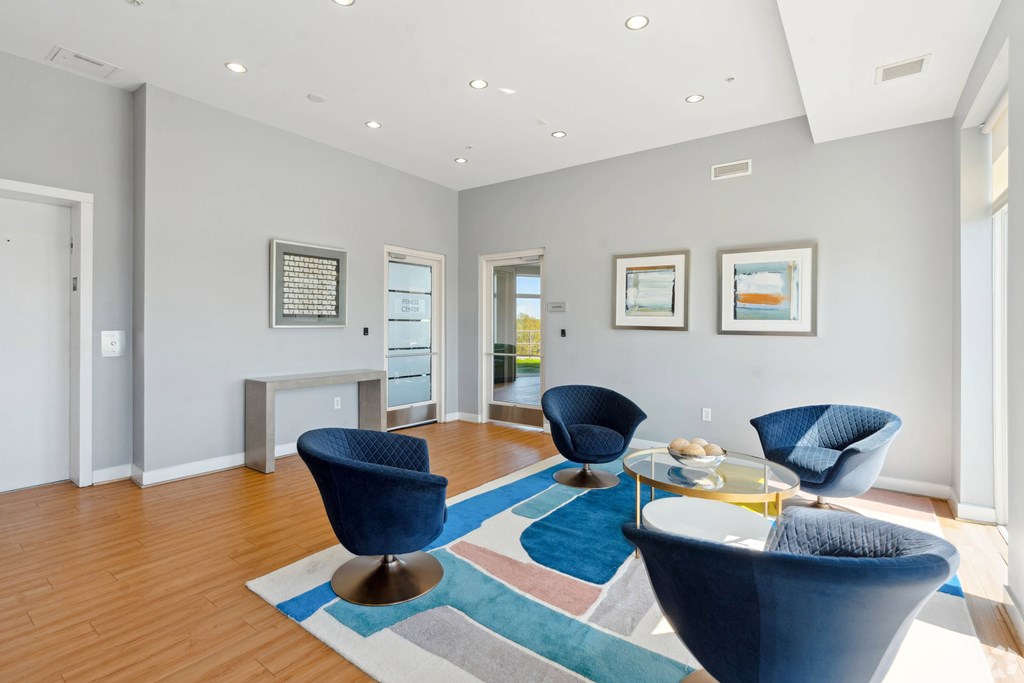 Resident lounge at 1600 Pennsylvania Avenue SE, Washington