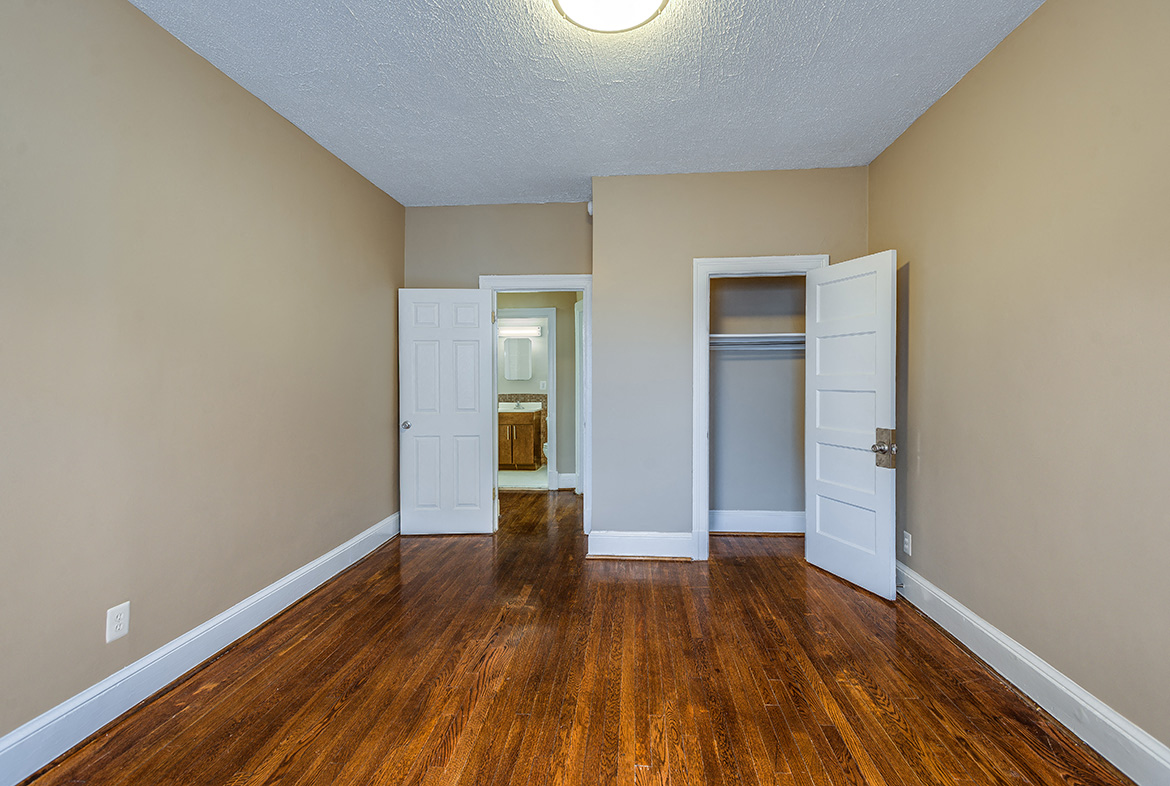 Two-bedroom apartment, second bedroom at 1630 Park, Washington