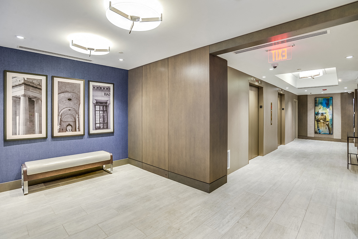 Building lobby at 1633 Q, Washington, Washington