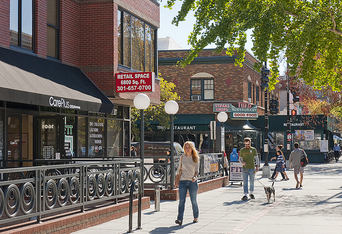 Retail, bars, and restaurants at 1633 Q, Washington, 20009