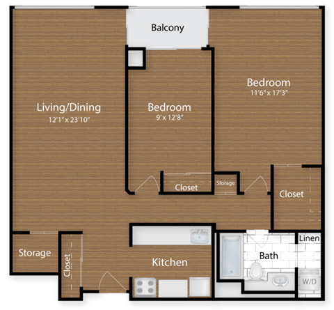 Spacious Two Bedroom  at Lenox Club, Virginia, 22202
