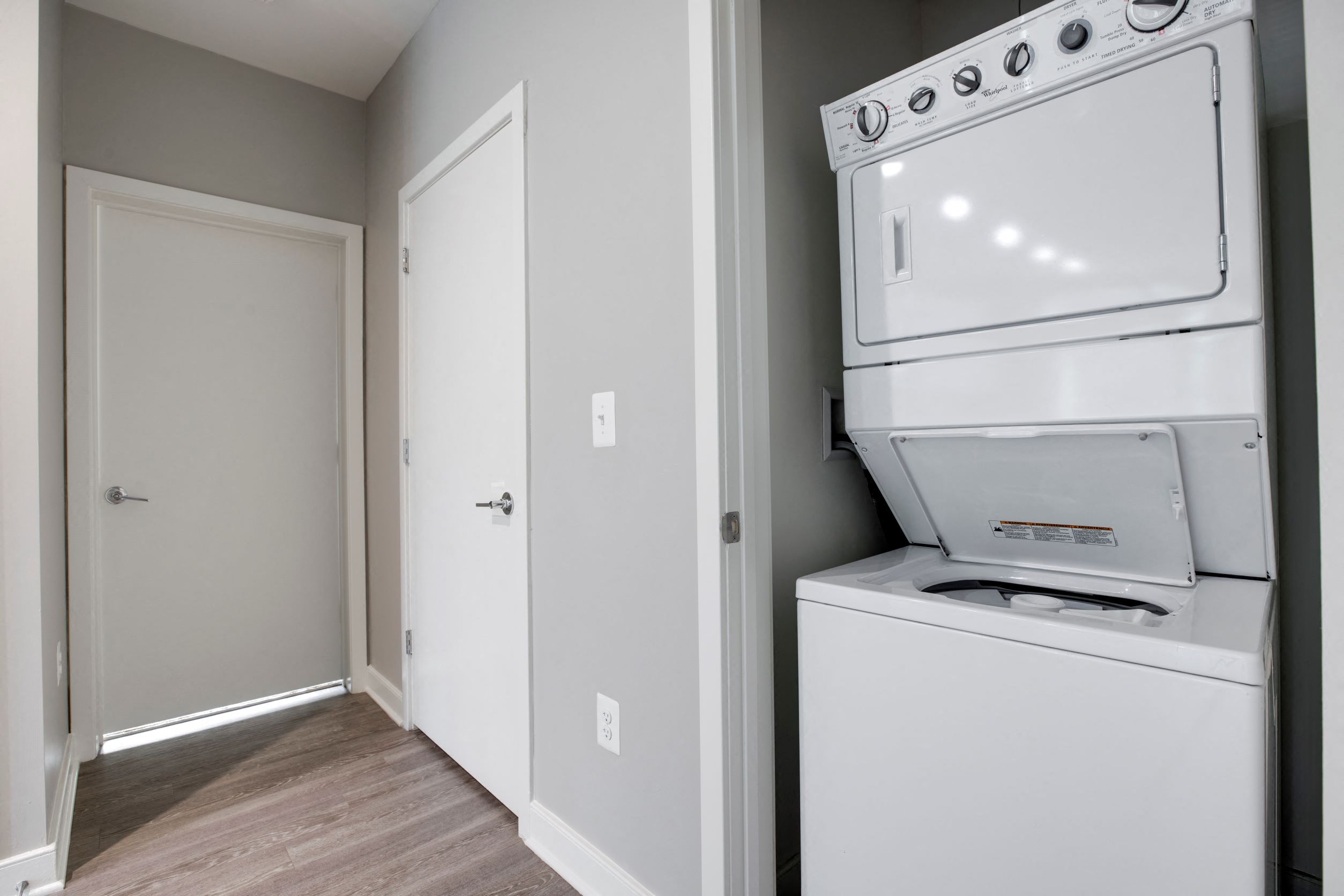 Two-bedroom washer and dryer at 2255 Wisconsin, Washington, 20007