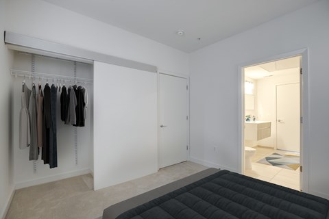 Two-bedroom apartment (virtually staged) at 2255 Wisconsin Avenue Apartments in the Glover Park neighborhood of Washington, DC 20007