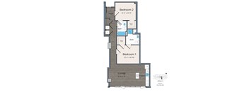 2 bedroom Affordable Dwelling Unit (ADU) at Leo at Waterfront Station in Southwest Waterfront in Washington, DC 20024
