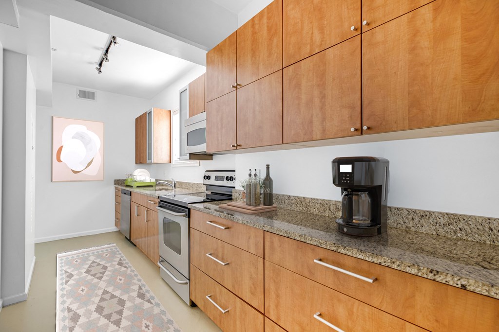 Kitchen (virtually staged)