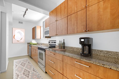 Kitchen (virtually staged)
