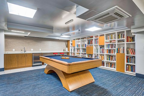 Club room at The Argonne Apartments in Adams Morgan, Washington, DC 20009