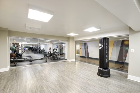The fitness center at The Argonne Apartments, Washington, DC