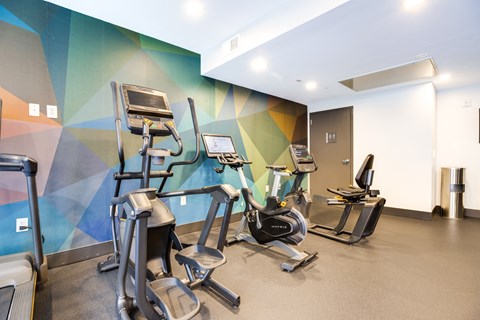 New 24/7 fitness center at 2255 Wisconsin Avenue Apartments in Washington, DC 20007