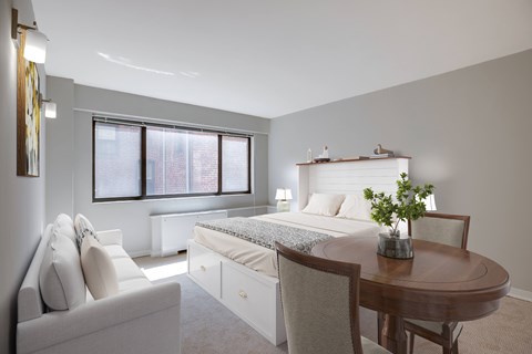 Studio apartment with murphy bed at The Livingston Apartments at  5437 Connecticut Avenue, NW Washington, DC 20015