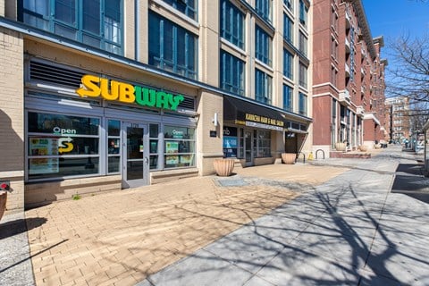 Subway near The Paramount Apartments, located at 829 Quincy Street, NW, Washington, DC 20011
