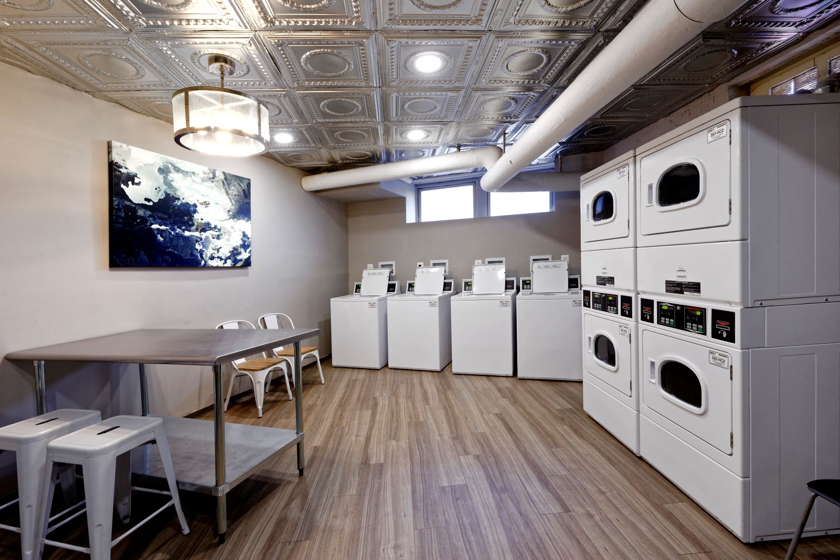 Laundry room with seating area at 4115 Wisconsin, Washington