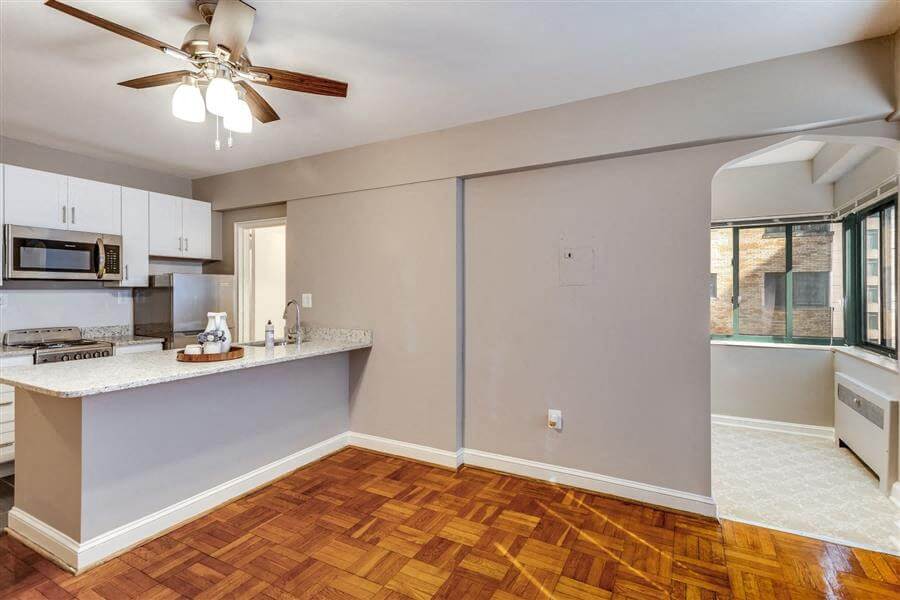 Studio with den and renovated kitchen at The York and Potomac Park, Washington, 20006