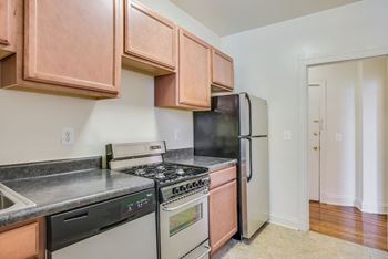 Fully Equipped Kitchen at The Melwood, Washington