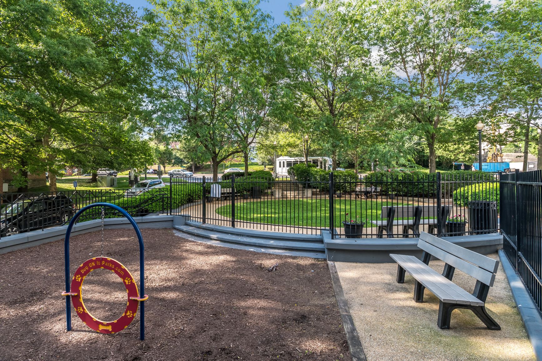 Dog park  at Lenox Park, Maryland, 20910
