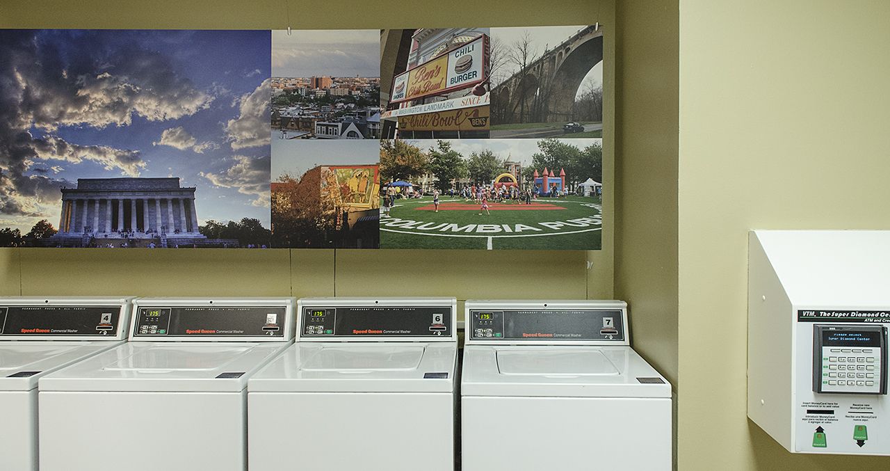 Laundry room at Diplomat, Washington