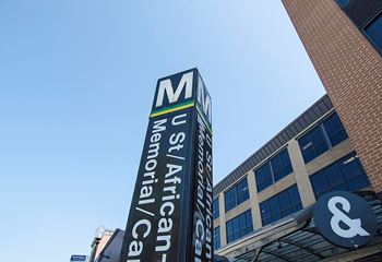 U St/ African-American Memorial/ Cardozo Metro Station near Highview and Castle Manor Apartments in Washington, DC  20009