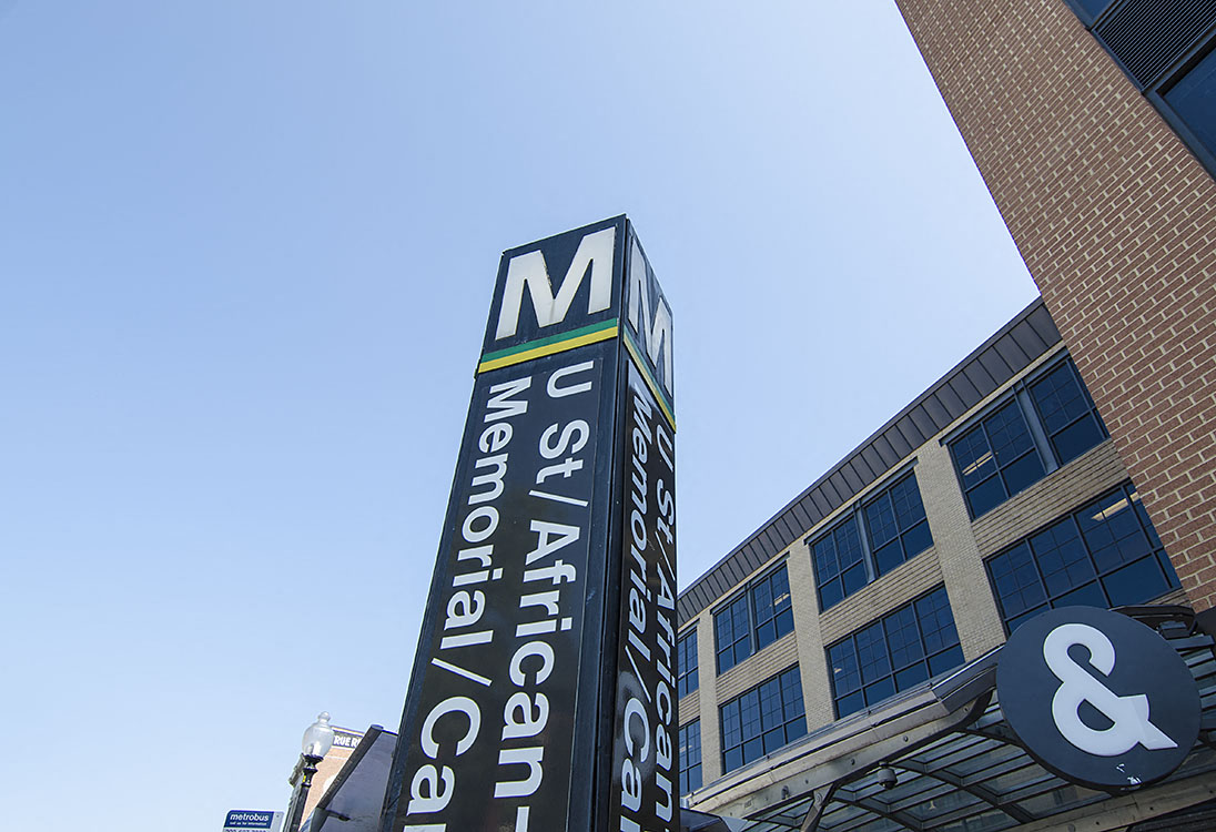 U Street/African-American Civil War Memorial/Cardozo Metro station at Highview and Castle Manor, Washington, 20009
