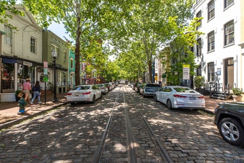 Serene Georgetown neighborhood