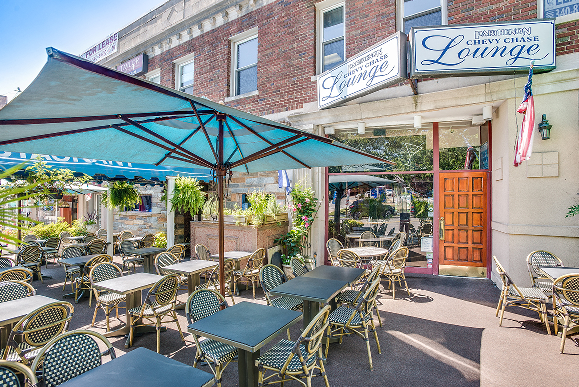 Nearby shopping and dining in Chevy Chase  at Legation House in Washington, DC 20015