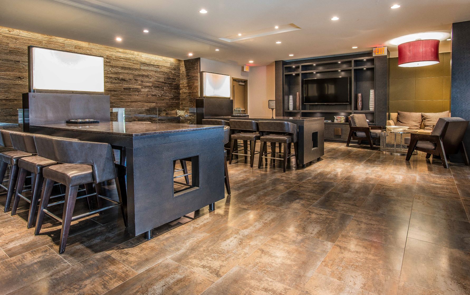 Community room at The Leo