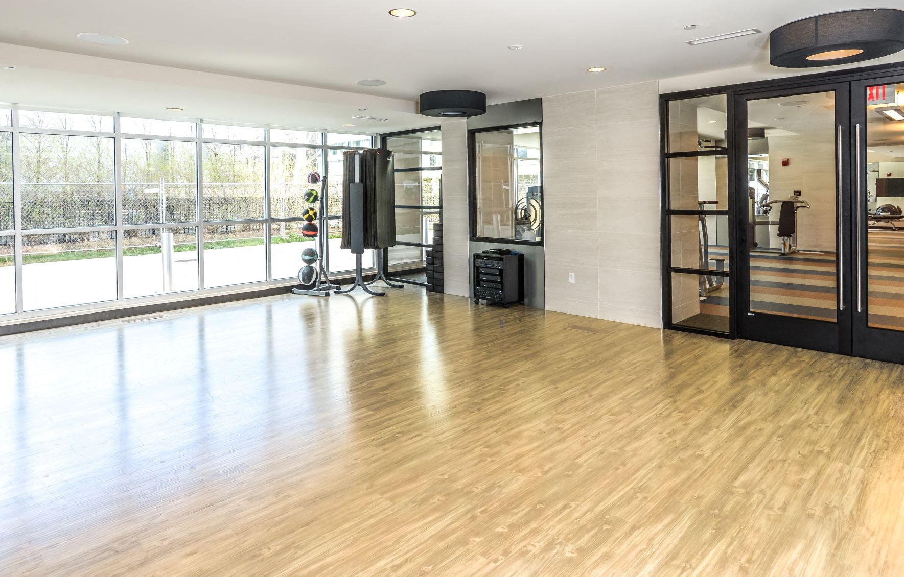 Fitness studio at the Lex