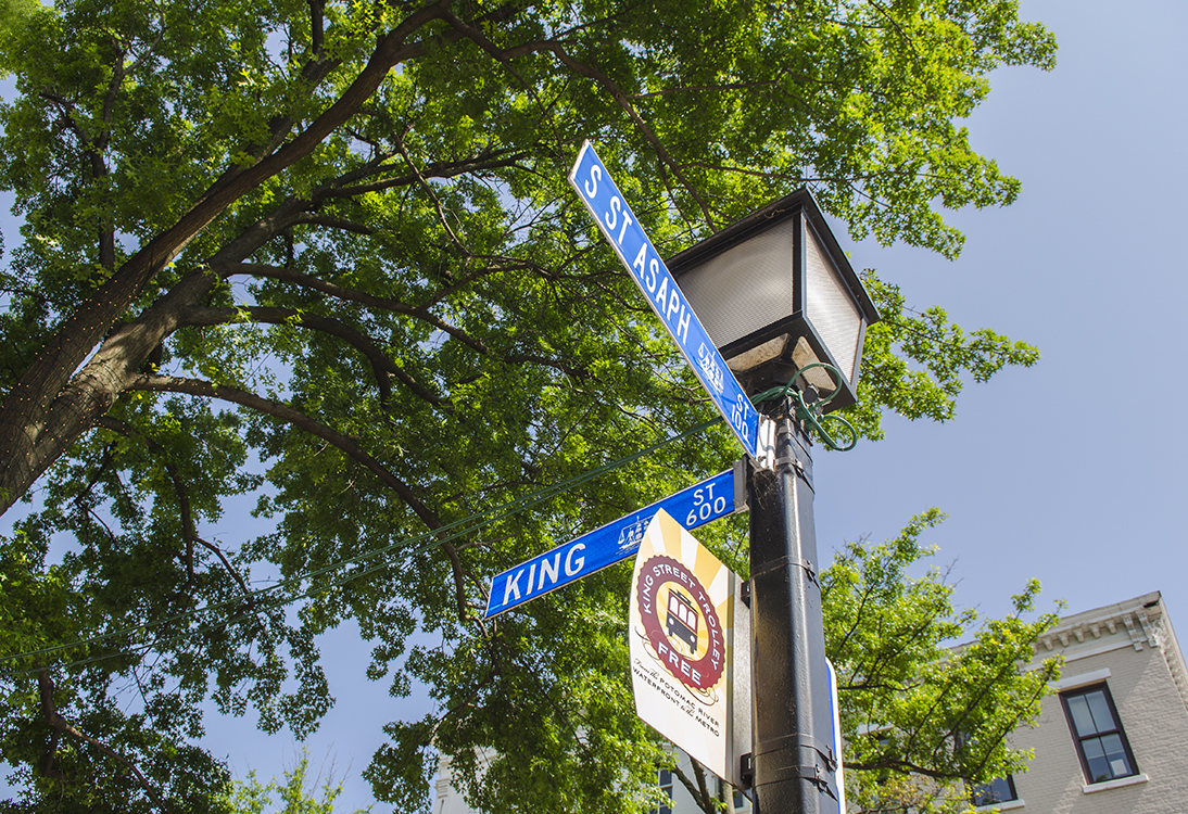 King Street in Old Town Alexandria, Virginia