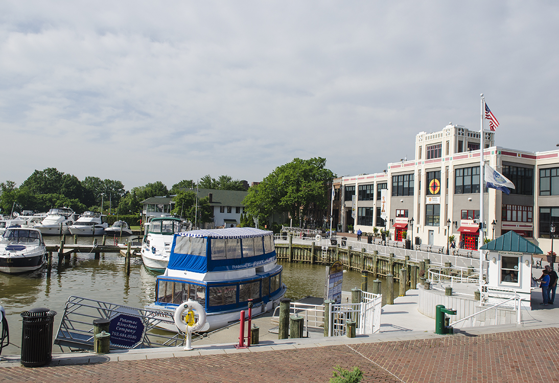 Waterfront in Old Town Alexandria, Virginia