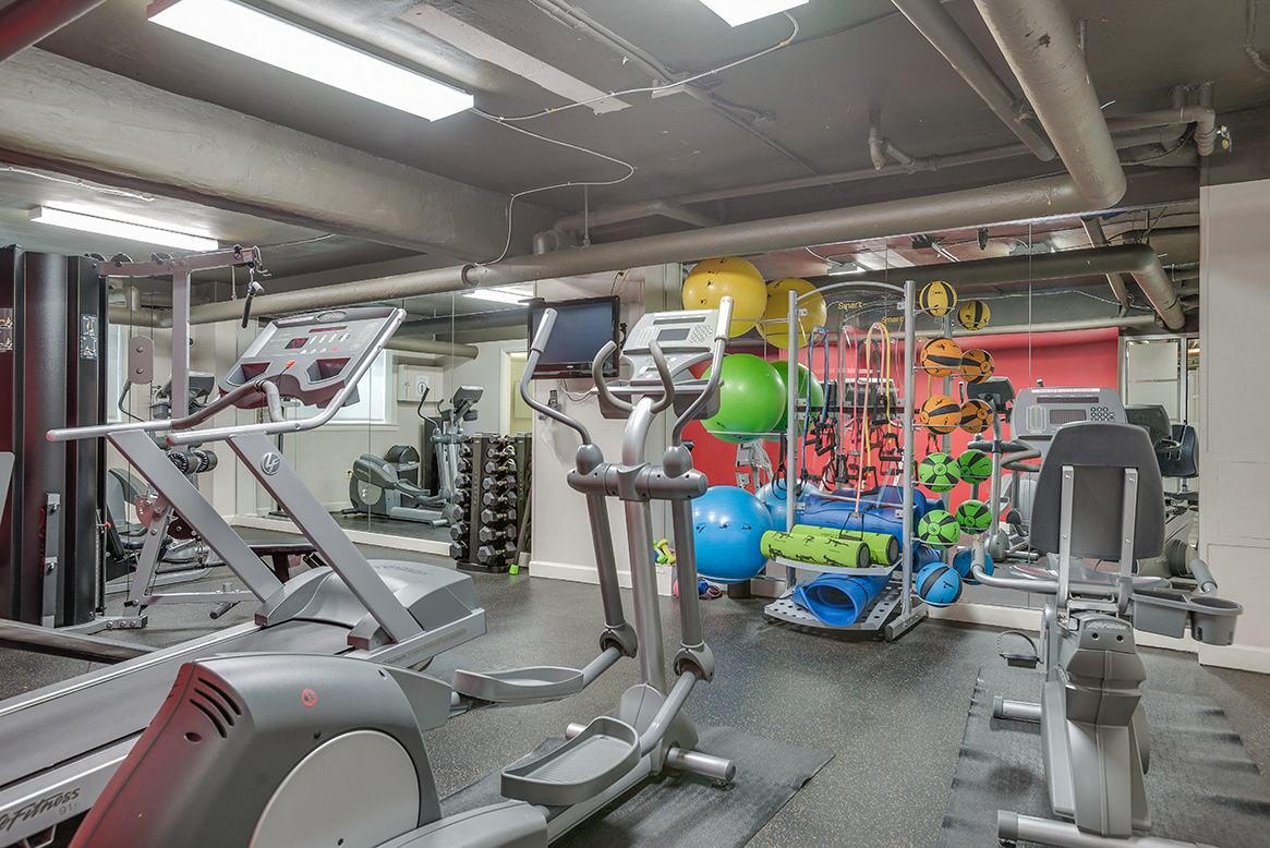 Fitness center at The Melwood, Washington