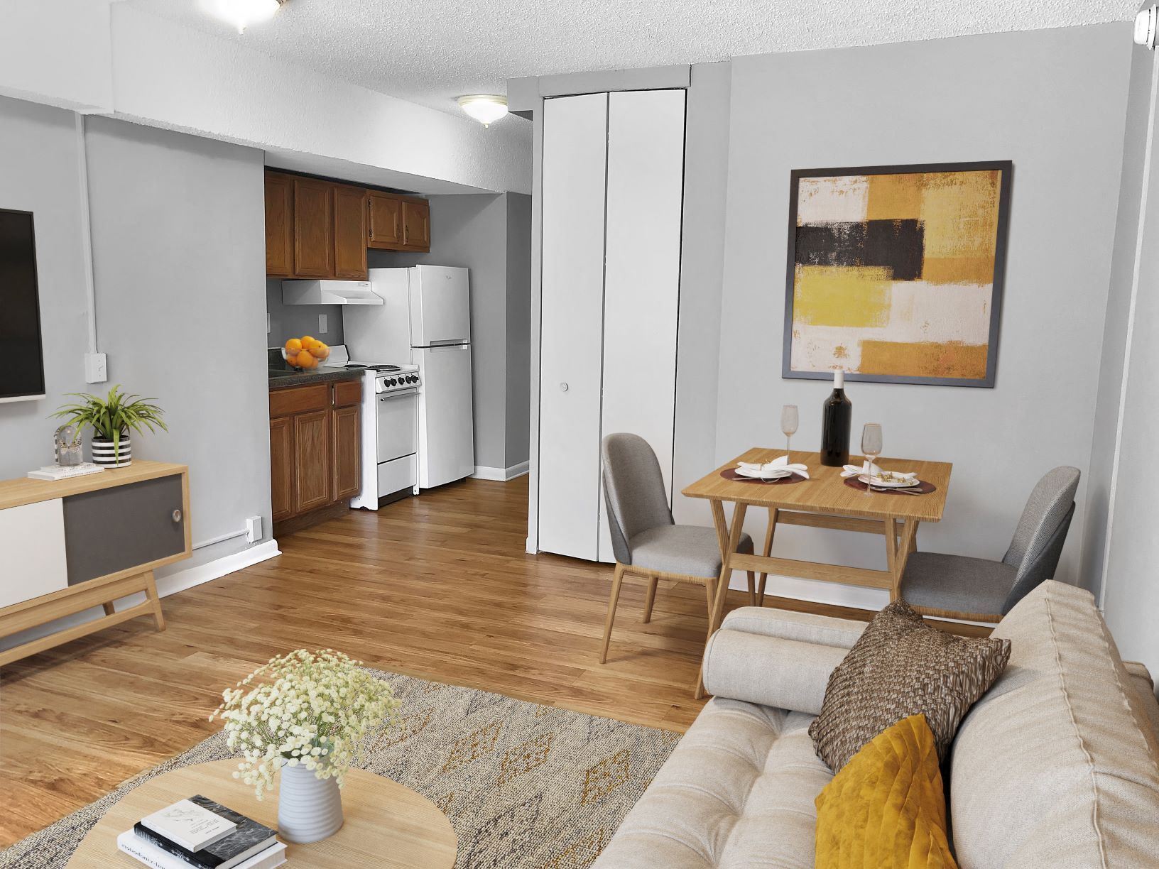 Living And Dining Area at Palisades, Washington, DC